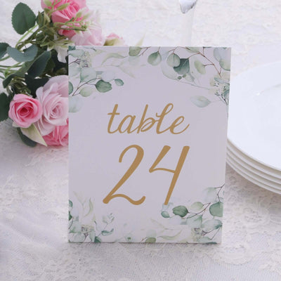 Table number 24 with floral design for event settings.