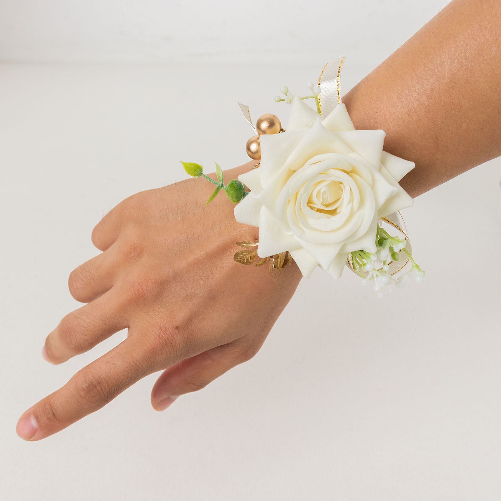 Purple Wrist Corsage Bracelet for Bridesmaid Silk Flowers Wedding Bracelet  Boutonniere Buttonhole Wedding Marriage Groom Corsage - AliExpress