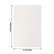 20 Pack White Soft Linen-Feel Airlaid Paper Party Napkins, Highly Absorbent Disposable