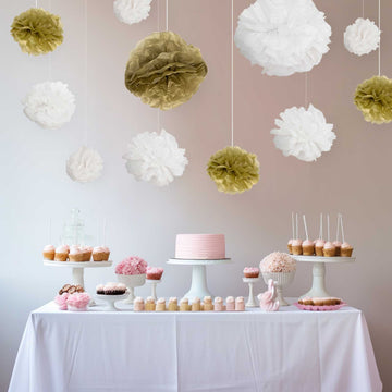 Create a Whimsical Atmosphere with Fluffy Tissue Pom Poms