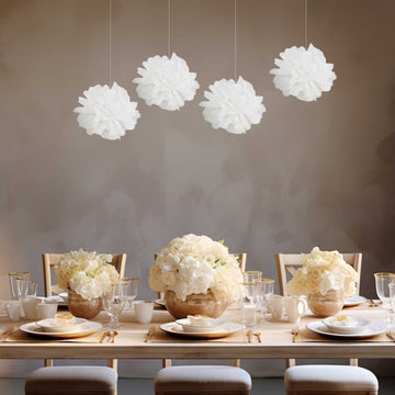 Turn Your Venue into a Spectacular Display with White Tissue Paper Pom Poms