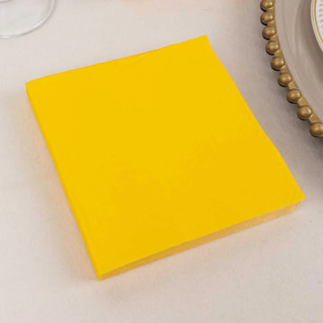 Add a Pop of Color to Your Event with Yellow Paper Napkins