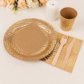 Create a Memorable and Eco-Friendly Event with our Natural Disposable Tableware