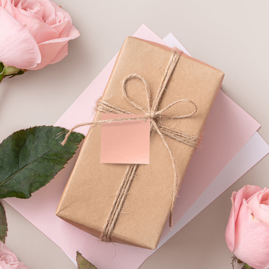 50 Pack | 2inch Pink Printable Diamond Shape Wedding Favor Gift Tags