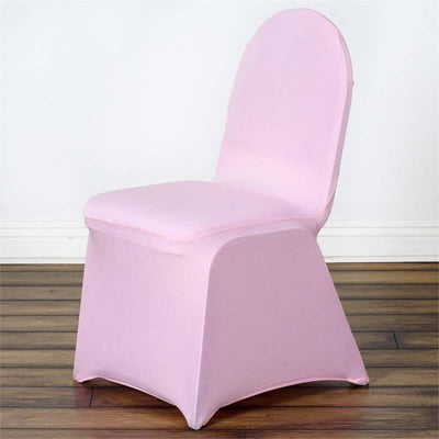 Pink chair cover for events or parties