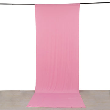 <strong>Versatile Stretchable Pink Backdrop Curtain</strong>