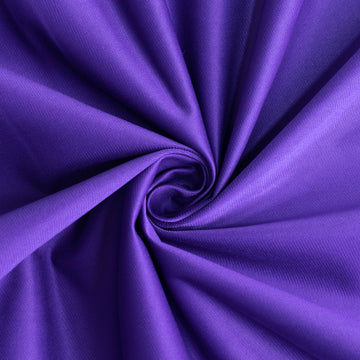Versatile and Durable Purple Scuba Tablecloth
