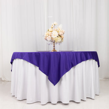 <strong>Purple Premium Scuba Square Table Overlay </strong>