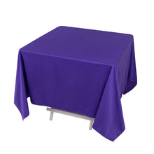 Purple Premium Scuba Square Tablecloth, Wrinkle Free Polyester Seamless Tablecloth 70inch