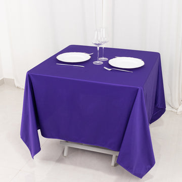 <strong>Versatile and Functional: Premium Scuba Square Tablecloth</strong>