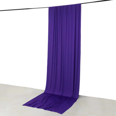 Purple fabric backdrop draped elegantly for photography