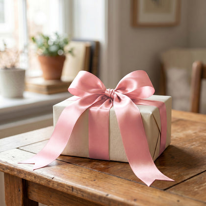 Satin Ribbon Roll 2" x 100 Yards Dusty Rose – Single Face Decorative Craft Ribbon