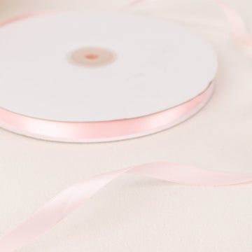 Blush Satin Ribbon Roll for All Your Crafting Needs