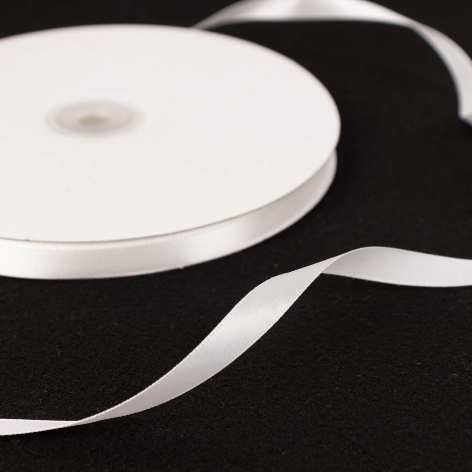 White Single Face Satin Ribbon 100 Yards | eFavormart.com