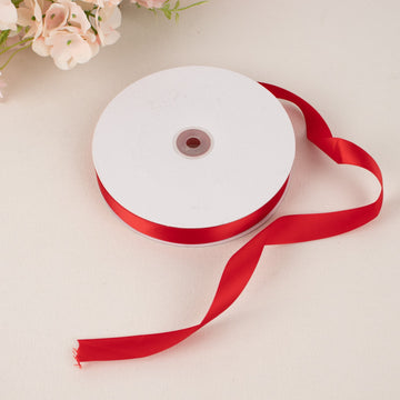 Unleash Your Creativity with Red Satin Ribbon