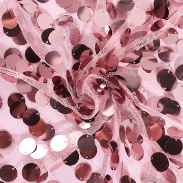 Create a Mesmerizing Atmosphere with the Pink Sequin Table Runner