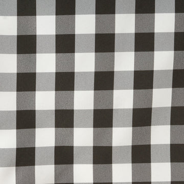 Create Unforgettable Tablescapes with the Gingham Polyester Checkered Table Runner