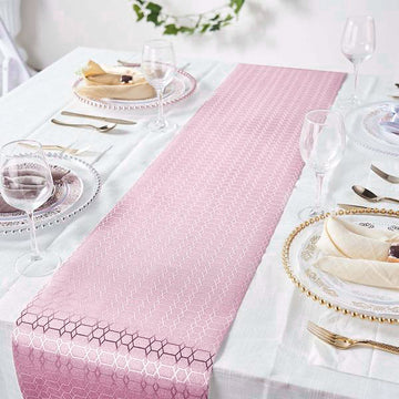 Create Unforgettable Moments with Our Honeycomb Print Table Runner
