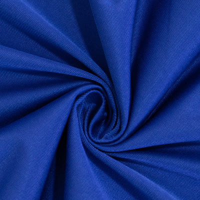 Blue fabric texture in a swirling pattern.