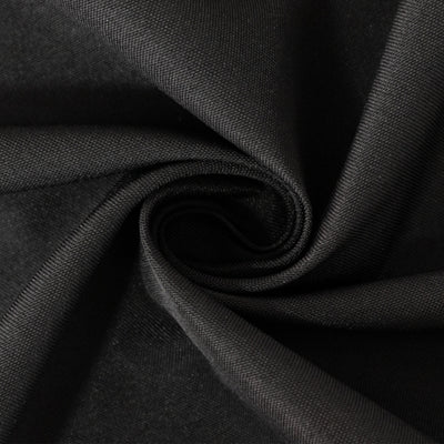 Black fabric texture close-up showcasing soft, durable material.