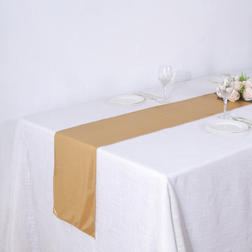 Create an Unforgettable Event with the Gold Shimmer Sequin Table Runner