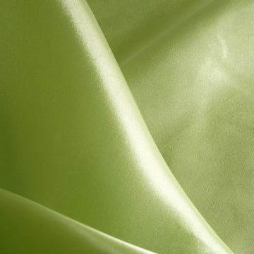 Transform Your Event with the Apple Green Satin Table Runner