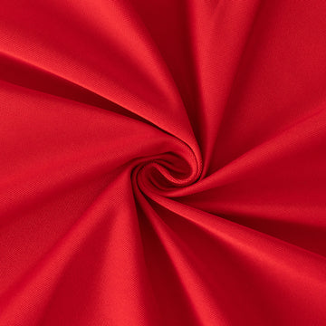 <strong>Seamless Red Polyester Tablecloth</strong>