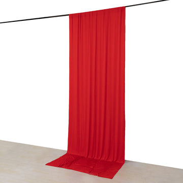 <strong>Stretchable Red Drapery Panel</strong>