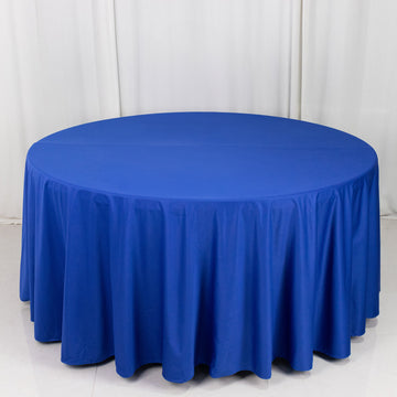 <strong>Royal Blue Scuba Round Tablecloth</strong>