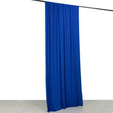 Royal Blue 4-Way Stretch Spandex Drapery Panel with Rod Pockets, Photography Backdrop