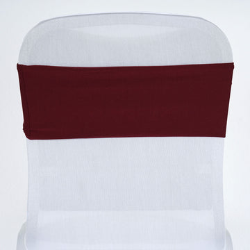 Durable and Stylish Burgundy Chair Sashes for Lasting Impressions