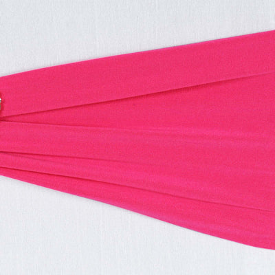 Bright pink fabric swatch on white background for design inspiration.
