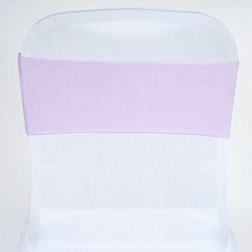 Create a Lavish Atmosphere with Lavender Lilac Chair Sashes