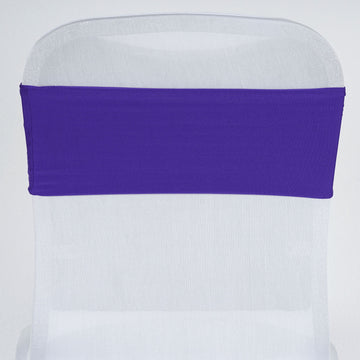 Durable and Convenient Purple Chair Bands