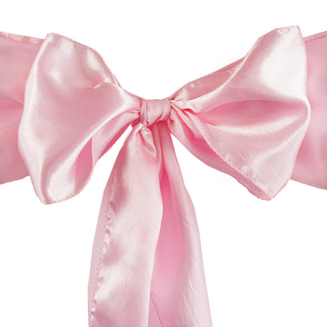 Get the Best Value with our Pink Satin Chair Sashes