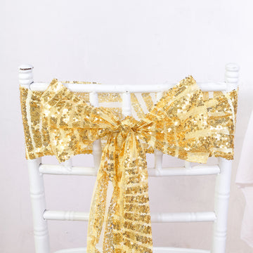 Versatile and Stylish Sequin Chair Sashes for Any Occasion