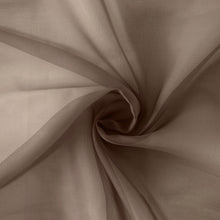 a close up of a chiffon piece in brown fabric