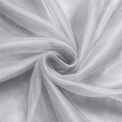 Sheer gray fabric in a swirling pattern. #whtbkgd