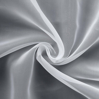 Sheer white fabric with a smooth, flowing texture. #whtbkgd