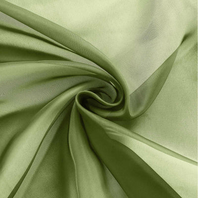 Sheer green fabric in a swirling pattern. #whtbkgd