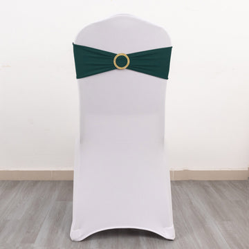 Transform Your Event with Hunter Emerald Green Spandex Chair Sashes