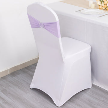 Versatile and Durable Lavender Lilac Chair Sashes for Any Occasion