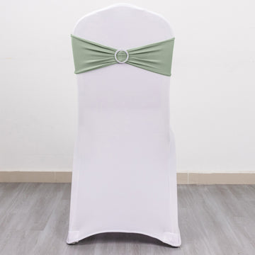 Elevate Your Event with Sage Green Chair Sashes