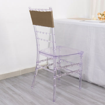 Taupe Durable and Sturdy Chair Sashes for Any Occasion