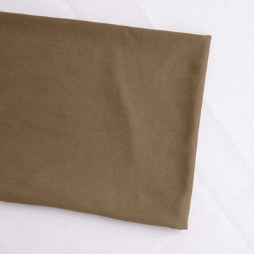 Enhance Your Event Decor with Taupe Stretch Chair Sashes