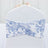 Floral printed chair cover with ruched design