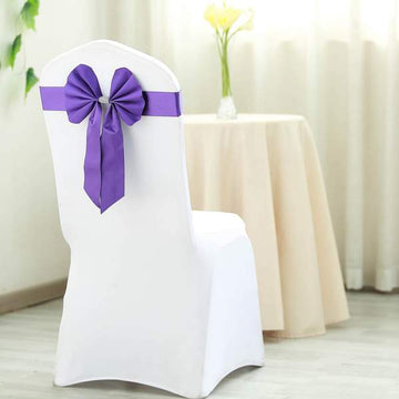 Enhance Your Event Decor with Pre-tied Bow Tie Chair Bands