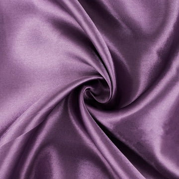 Unleash Your Creativity with Violet Amethyst Satin Fabric