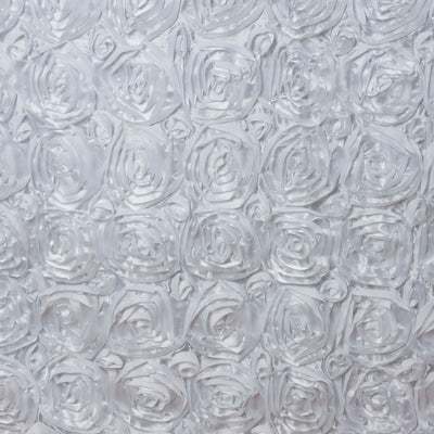 Textured clear rose-patterned surface for decorative use.