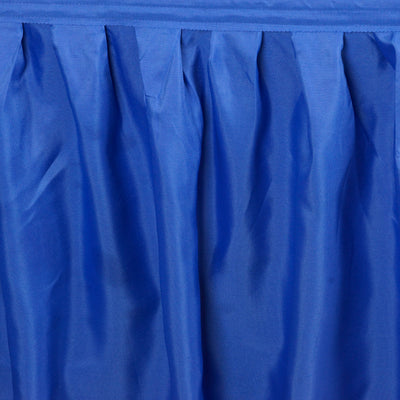 Blue fabric texture with pleats for design or sewing projects.